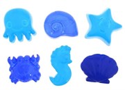 Формочки для песочницы и кинетического песка Морские люкс 6 шт