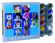 AQUA CLOWNY Набор красок для лица 8 цветов