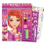 Альбом с наклейками и трафаретами для раскрашивания STYLE Me Up Визажист