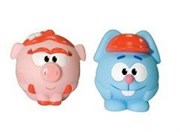 Игрушка-пищалка Смешарики Нюша и Крош