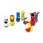 Набор для игры в боулинг В мире животных Мультяшки 16 см