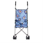 Коляска для кукол открытая голубая