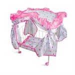 Кроватка для кукол с балдахином