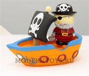 Игровой набор для ванны Буль-Буль Пиратский корабль с пиратом