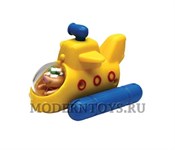 Игровой набор для ванны Буль-Буль Водный транспорт Заводная игрушка с брызгалкой Амфибия