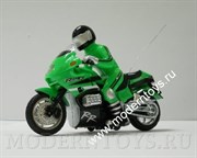 Радиоуправляемый мотоцикл зеленый