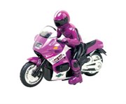 Радиоуправляемый мотоцикл фиолетовый