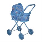 Коляска для кукол с люлькой голубая 1 TOY Т53129