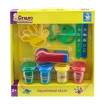 Тесто для лепки Подарочный набор Пресс с формочками