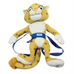 Детский рюкзак из плюша Талисман зимней олимпиады Сочи 2014 Леопард