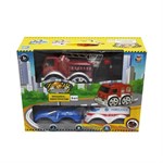 Радиоуправляемая машинка конструктор Профи со сменным корпусом Полиция. Скорая помощь. Пожарная машина с лестницей