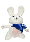 Мягкая игрушка Талисман зимней олимпиады Сочи 2014 Зайка с бантом 110 см