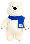 Мягкая игрушка Талисман зимней олимпиады Сочи 2014 Олимпийский Белый Мишка 55 см