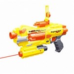 Игрушечное оружие Бластер c мягкими EVA патронами и лазерным прицелом BLAZE