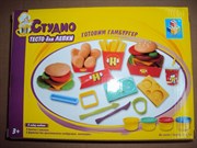 Тесто для лепки Игровой набор Готовим гамбургер