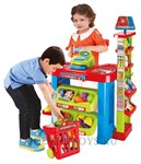 Игровой набор Супермаркет со светом звуком с аксессуарами 35 предметов