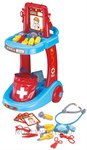 Игровой набор Маленький доктор Столик на колесах с медицинскими аксессуарами