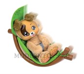 ZOOPY Плюшевая игрушка со звуком Щенок с гамаком