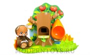 ZOOPY Функциональный игровой набор Дерево с гнездом и мягкой игрушкой Мишкой