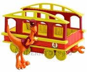 Поезд Динозавров Кондуктор с вагончиком