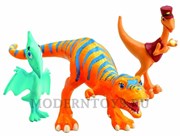 Поезд Динозавров Долорес Кондуктор Шайни набор коллекционных фигурок