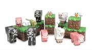 Minecraft Игровой конструктор из бумаги PaperCraft Дружелюбные мобы Майнкрафт 30 деталей