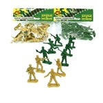 Набор солдатиков Братья по оружию 12 шт. желтые