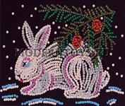 Мозаика из пайеток Зайчонок Волшебная мастерская