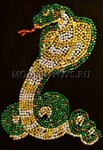 Мозаика из пайеток Змея Волшебная мастерская