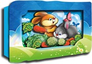 Объемная 3D картина Vizzle KIDS Зайцы в огороде