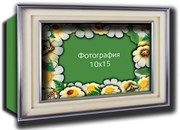 Объемная 3D фоторамка Vizzle Photo Frame Ромашки