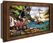 Объемная 3D картина Vizzle Остров сокровищ