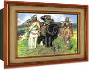 Объемная 3D картина Vizzle Три Богатыря