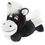 Интерактивная мягкая игрушка Маленькая лошадка чёрная Woody OTime