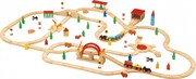 Двухуровневая деревянная железная дорога Городской лабиринт Balbi WT-041