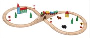 Деревянная железная дорога Восьмерка с мостом Balbi WT-049