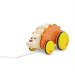 Деревянная игрушка Wonderworld Каталка на веревочке Ежик
