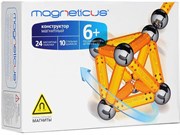 MAGNETICUS магнитный конструктор 34 элемента желтого цвета