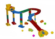 Пластиковая горка для шариков набор № 1 Полесье 38258