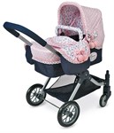 DeCuevas Коляска трансформер 3 в 1 для куклы серия Романтик 70 см
