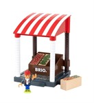 BRIO Деревянная железная дорога Магазинчик Market stand БРИО 33946