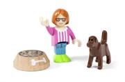 BRIO Деревянная железная дорога Набор человечек с собакой БРИО 33952