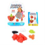 Мягкий конструктор Липучка Фрукты и сладости 50 элементов