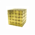 NEOCUBE Магнитный конструктор ТетраКуб 125 блоков золотой