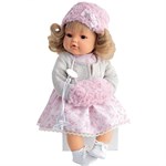 Кукла Antonio Juan Munecas Белла в белом плачущая 42 см