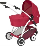 Коляска для кукол красная складная с капюшоном BRIO Doll Spin