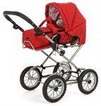 Коляска-трансформер для кукол красная BRIO Doll Pram Combi