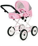 Коляска-трансформер для кукол Принцесса розовая с серебром BRIO Doll Pram Combi