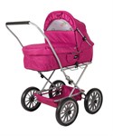 Коляска для кукол розовая с тормозом BRIO Doll Pram Gull