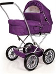 Коляска для кукол слива с тормозом BRIO Doll Pram Gull